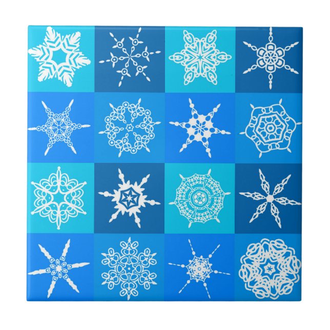 Schnee Fliese (Vorderseite)
