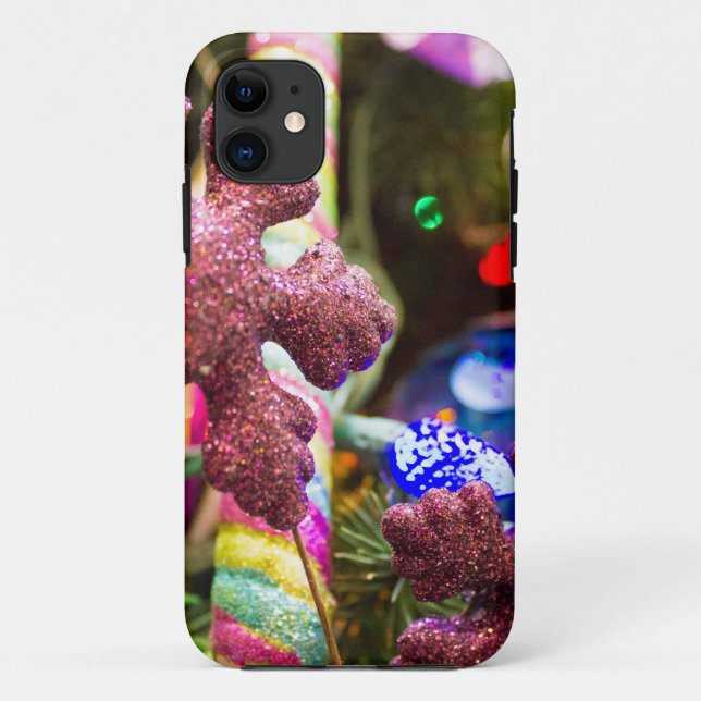 Schnee-Flitter Case-Mate iPhone Hülle (Rückseite)
