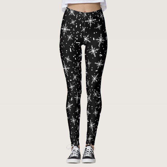 SCHNEE-FLOCKE durch B.McNutt Leggings (Vorderseite)