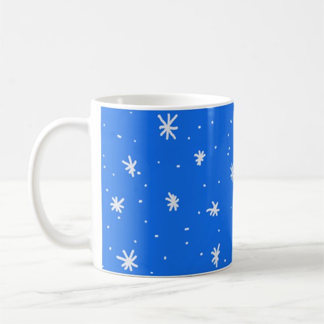Schnee-Flocken-Tasse Tasse (Links)
