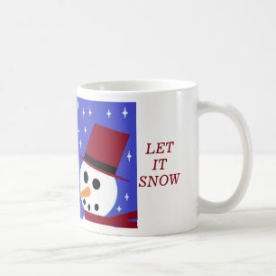 SCHNEE FRAU SCHNEE MAN SCHNEE MENSCHEN "LASS ES SC TASSE