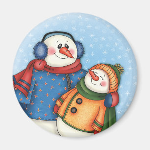 "Schnee-Freund-" Magnet