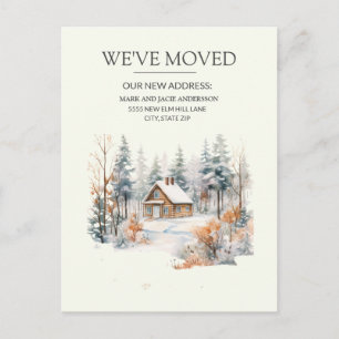 Schnee für die Kabine der Meldung Postkarte