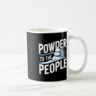 Schnee für die Leute - Funny Freerider Ski Kaffeetasse