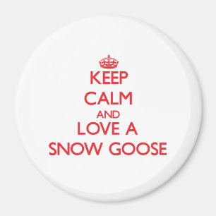 Schnee-Gans Magnet