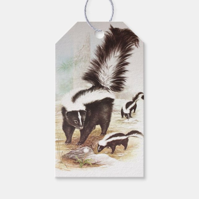 Schnee Geschenkanhänger (Vorderseite)