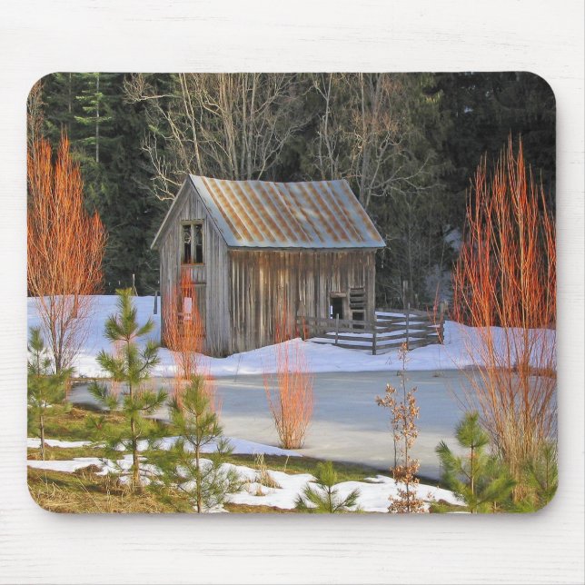 Schnee-Halle Mousepad (Vorne)