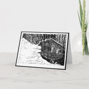 Schnee-Halle Notecards Karte