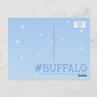 "Schnee" hält uns jetzt in Buffalo auf Postkarte