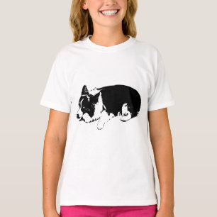 Schnee-Husch-Corgi, sanfte Freude T-Shirt
