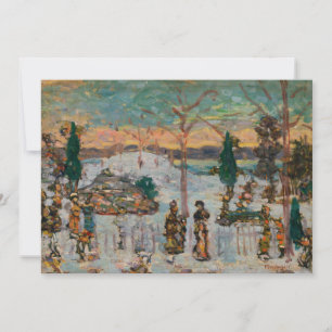 Schnee im April von Maurice Prendergast, Vintage K