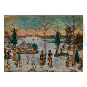 Schnee im April von Maurice Prendergast, Vintage K