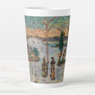 Schnee im April von Maurice Prendergast, Vintage K Milchtasse