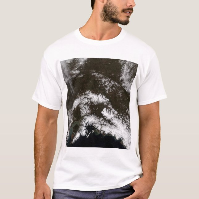 Schnee im Südzentrum von Alaska T-Shirt (Vorderseite)