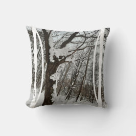 Schnee im Wald 1 LS Kissen Kissen