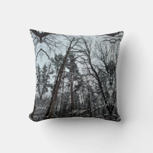 Schnee im Wald LS Kissen