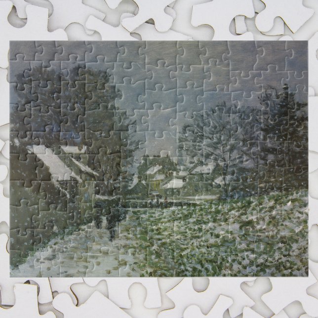Schnee in Argenteuil von Claude Monet Puzzle (Von Creator hochgeladen)