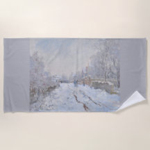 Schnee in Argenteuil (von Claude Monet)