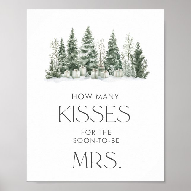 Schnee in der Liebe Brautparty wie viele Küsse Poster (Vorne)