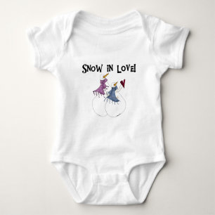 Schnee in der Liebe Snowman T - Shirt und Geschenk