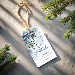 Schnee in der Liebe Winter Brautparty bevorzugt Geschenkanhänger