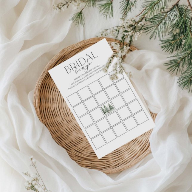 Schnee in der Liebe Winter Brautparty Bingo Game (Von Creator hochgeladen)