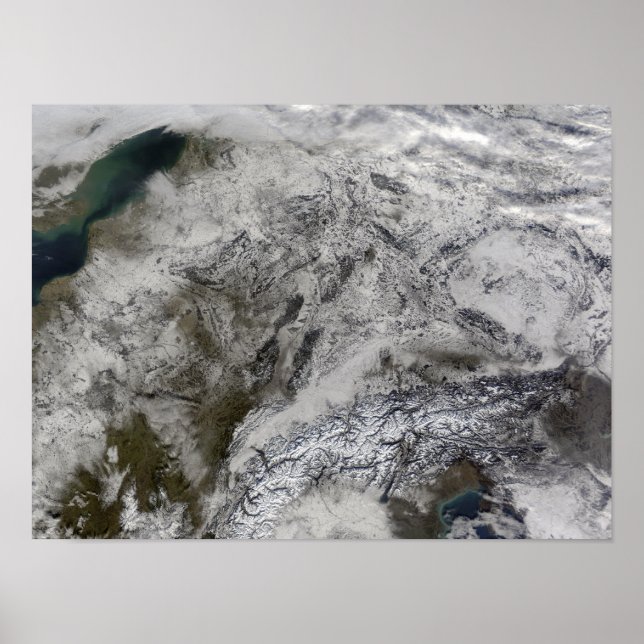 Schnee in Europa Poster (Vorne)