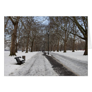 Schnee in Hyde Park