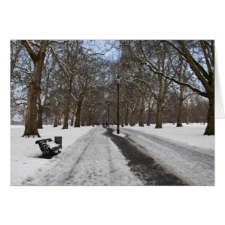 Schnee in Hyde Park