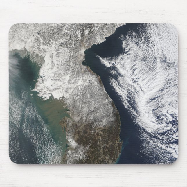 Schnee in Korea Mousepad (Vorne)