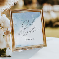 Schnee in Liebe Blaues Brautparty Karten und Gesch