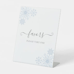 Schnee in Liebe Favoriten Sockelschild