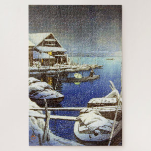 Schnee in Mukojima Kawase Hasui 1931 Puzzle