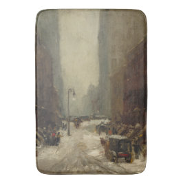 Schnee in New York City (Winter in NYC) Badematte