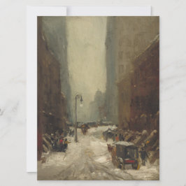 Schnee in New York City (Winter in NYC) Karte