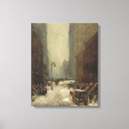 Schnee in New York City (Winter in NYC) Leinwanddruck