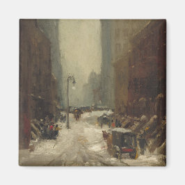 Schnee in New York City (Winter in NYC) Magnet