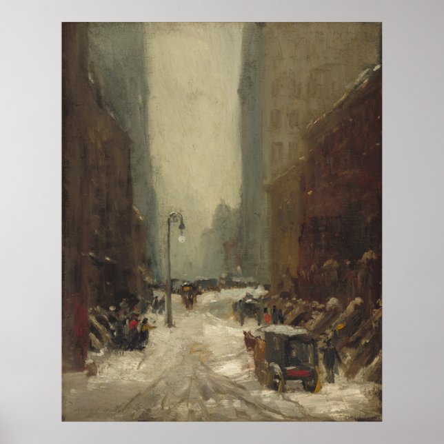 Schnee in New York City (Winter in NYC) Poster (Vorne)