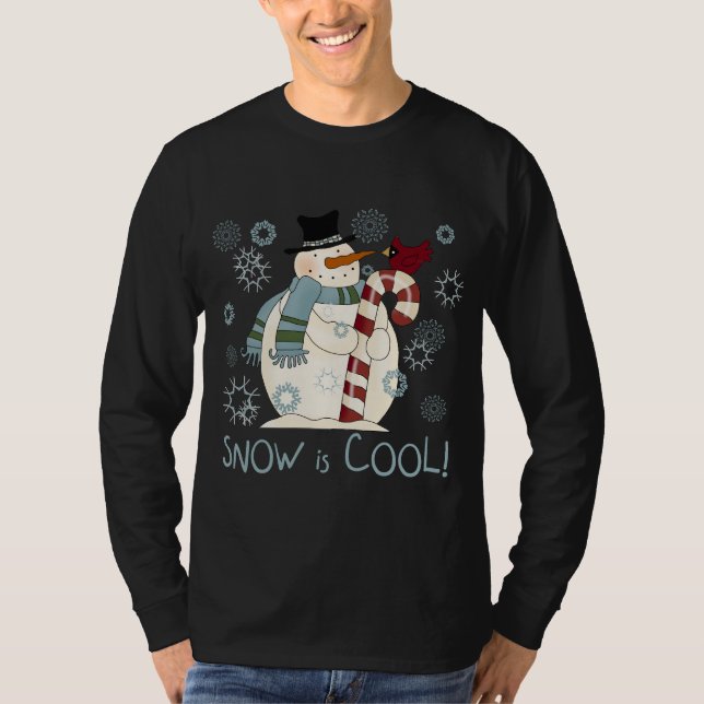 Schnee ist Cool Urlaub Tshirts und Geschenke (Vorderseite)