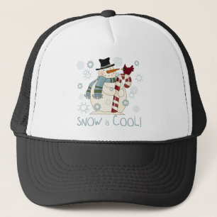 Schnee ist Cool Urlaub Tshirts und Geschenke Truckerkappe
