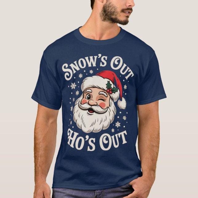 Schnee ist draußen T-Shirt (Vorderseite)
