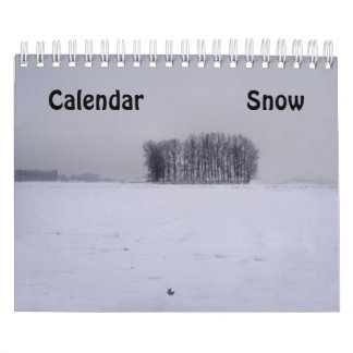 Schnee Kalender