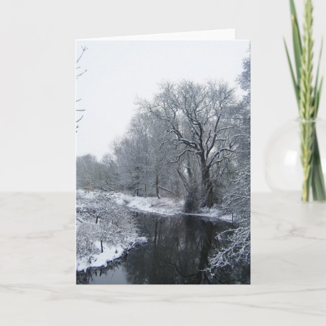 Schnee Karte (Vorderseite)