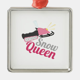 Schnee-Königin Silbernes Ornament