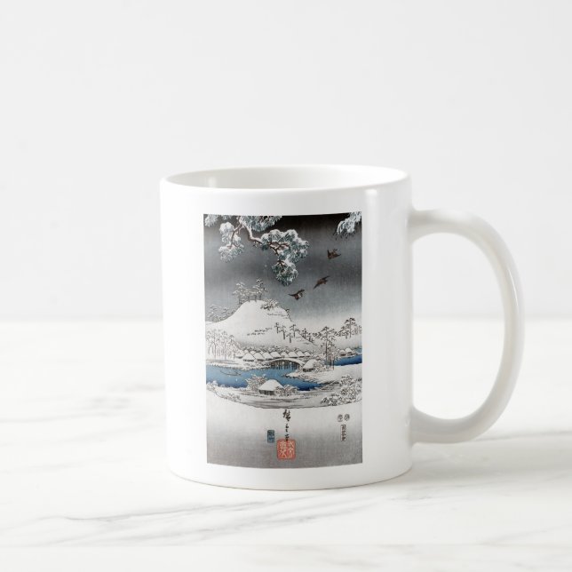 Schnee-LandschaftsTassen u. -schalen Tasse (Rechts)