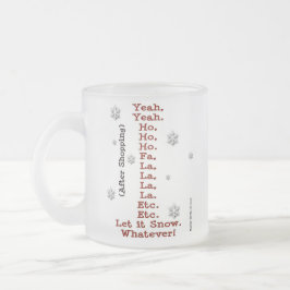 Schnee lassen - vor und nach dem Einkaufen - Matti Mattglastasse