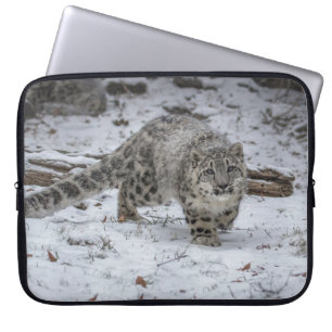 Schnee-Leopard-CUB-Anpirschen Laptopschutzhülle