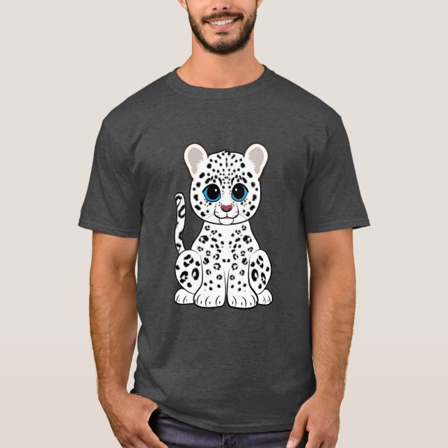 Schnee-Leopard CUB T-Shirt (Vorderseite)
