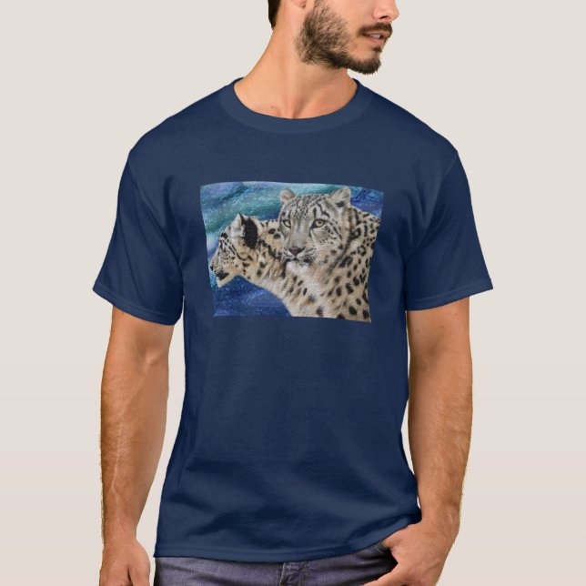 Schnee-Leopard-Lebensraum T-Shirt (Vorderseite)