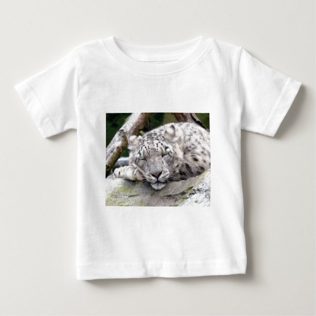 Schnee Leopard - schön! Baby T-shirt (Vorderseite)